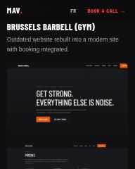Étude de cas Brussels Barbell